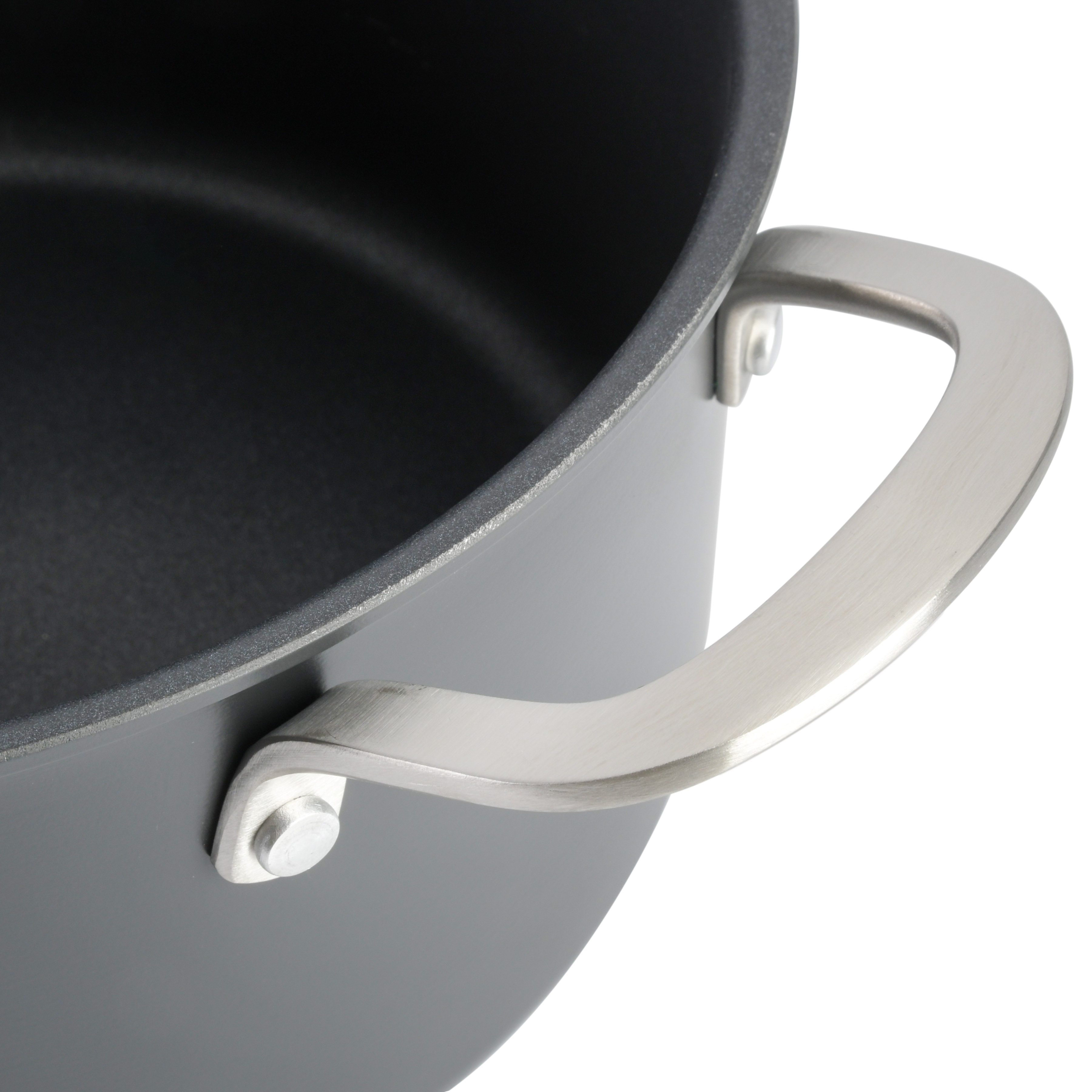 Pro Arbor Heights 7-Layer Hard Anodized Induction Nonstick Platinum Forged Aluminum Cookware Set, 10-Piece, Black 12762110