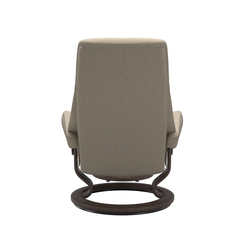 Stressless® View (M) Classic Base Recliner with Ottoman 13070155798111