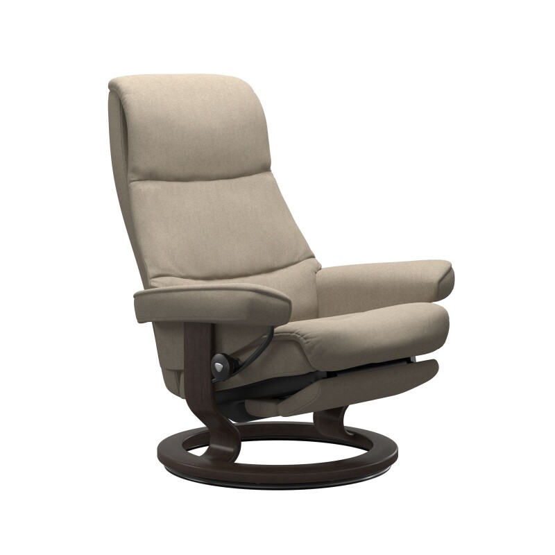 Stressless® View (M) Classic Base Recliner with Power 130770657981110