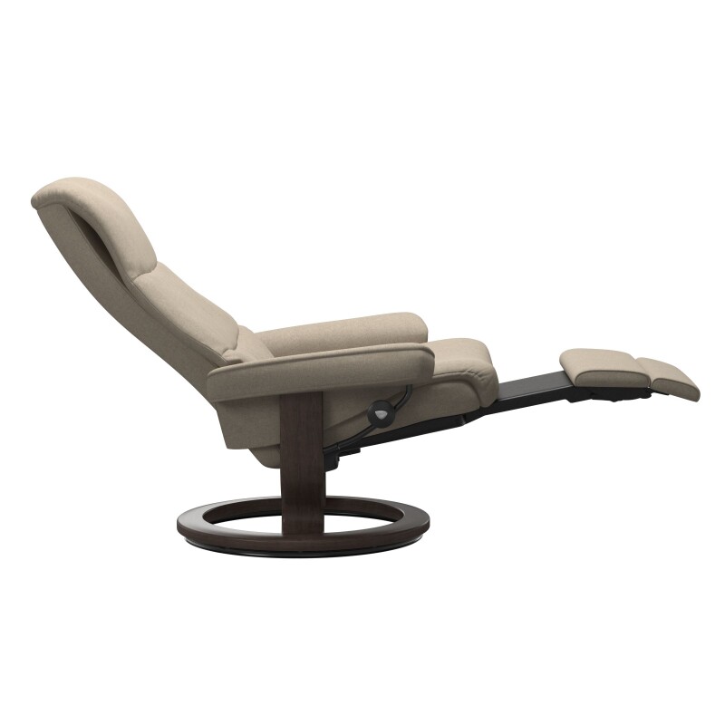 Stressless® View (M) Classic Base Recliner with Power 130770657981110
