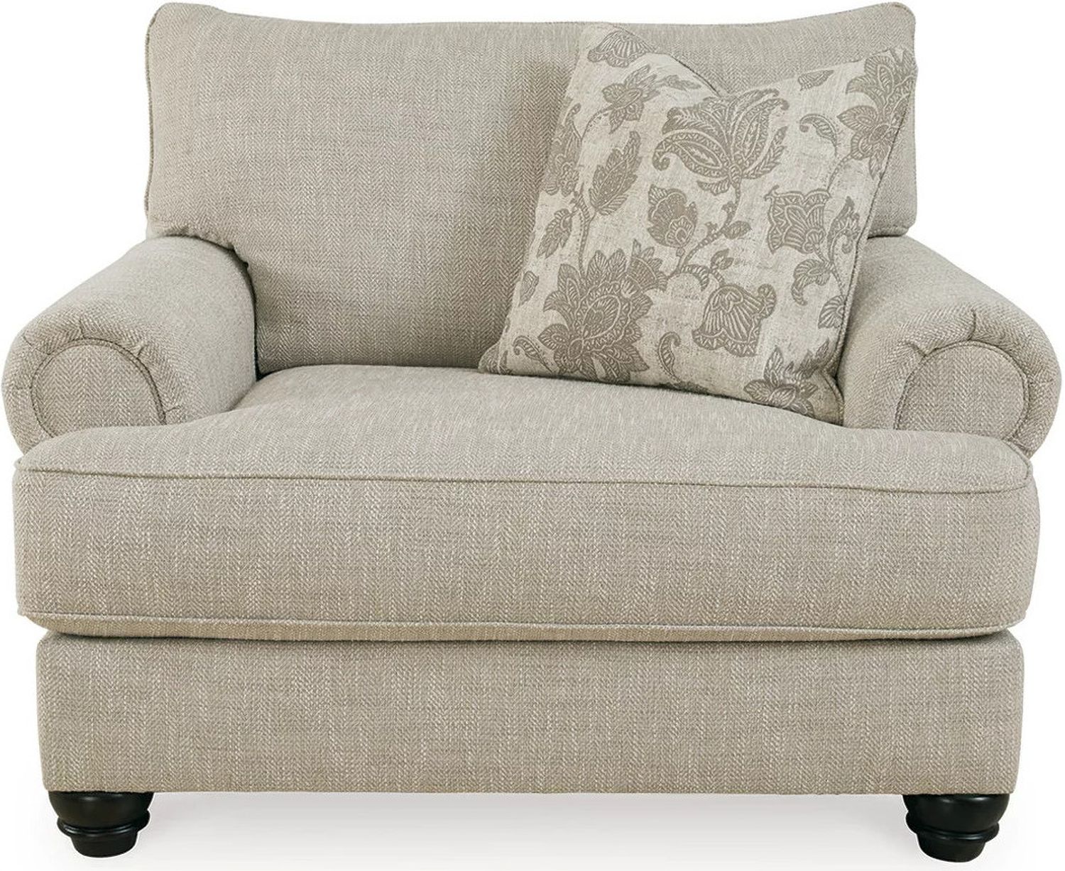 Asanti Oversized Chair In Fog 1320123