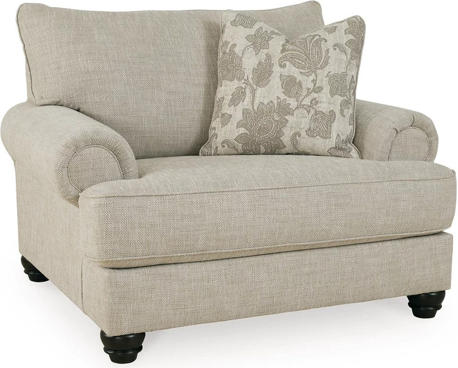 Asanti Oversized Chair In Fog 1320123