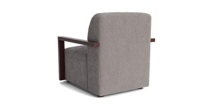 Creswell Wood Arm Accent Chair 13280222