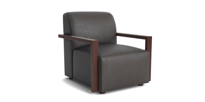 Creswell Leather Accent Chair 132802L56
