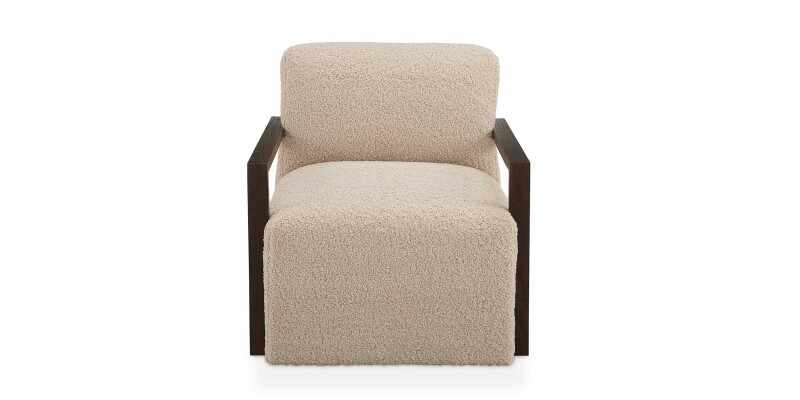 Creswell Wood Arm Swivel Chair 13280532