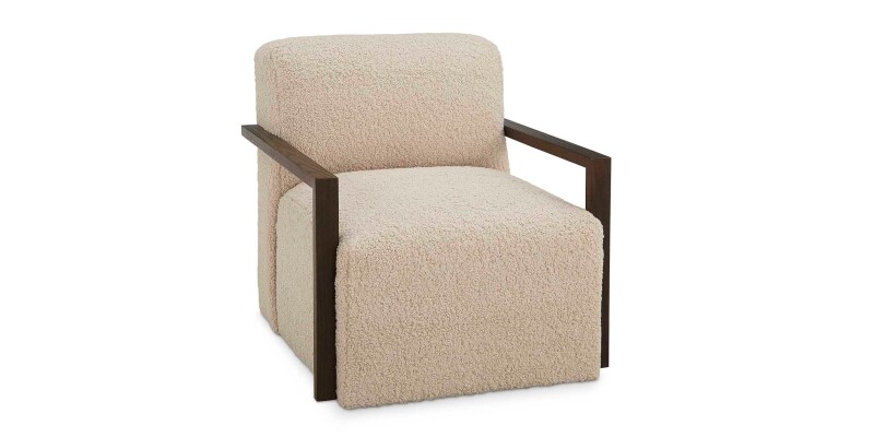 Creswell Wood Arm Swivel Chair 13280534