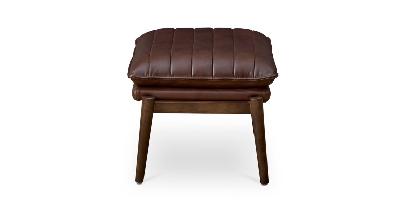 Ellis Leather Ottoman 133801B