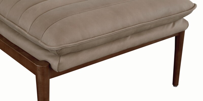 Ellis Leather Ottoman 133801M