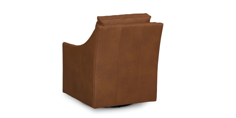 Sloan Leather Slope Arm Swivel Chair 134005L723519LOUNGE