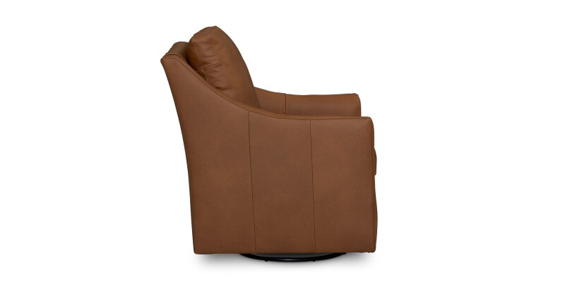 Sloan Leather Slope Arm Swivel Glider Chair 134009L723519LOUNGE