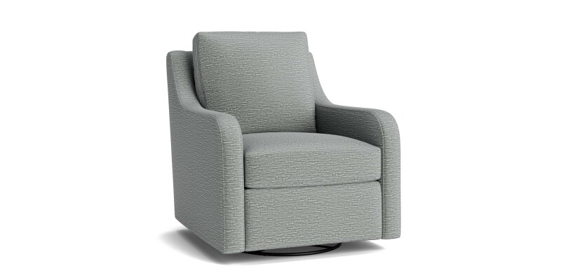Scarlett Slope Arm Swivel Glider Chair 13440935
