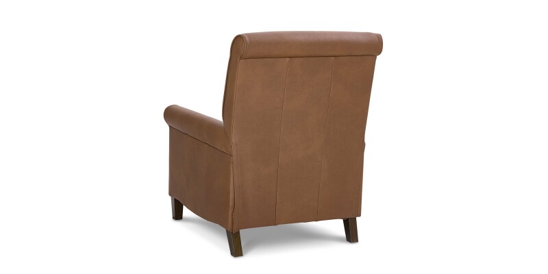 Nelson Leather Sock Arm Lay Flat Power Recliner 13463TL72358BF808LOUNGEPWR