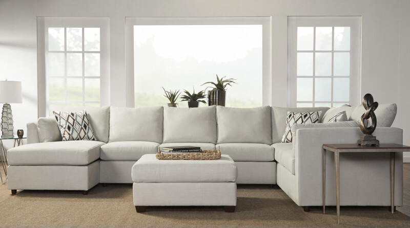 13500 L/F 1 ARM LOVESEAT Robin Eggshell 13500LFLS02