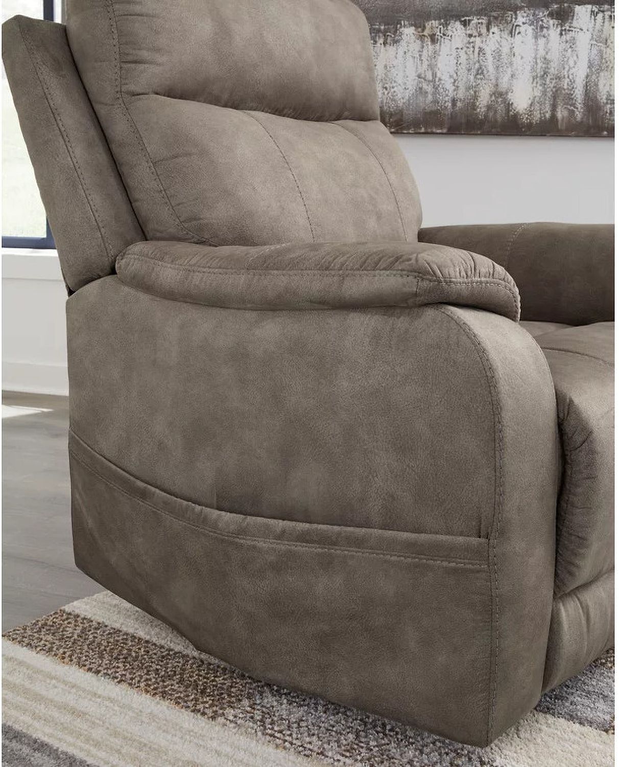 Crestmeade Power Lift Recliner In Fossil 1350312