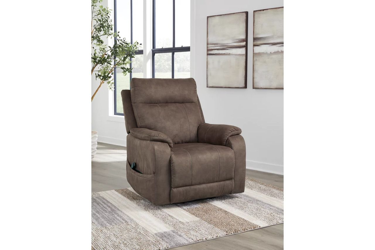 Crestmeade Power Lift Recliner In Espresso 1350412