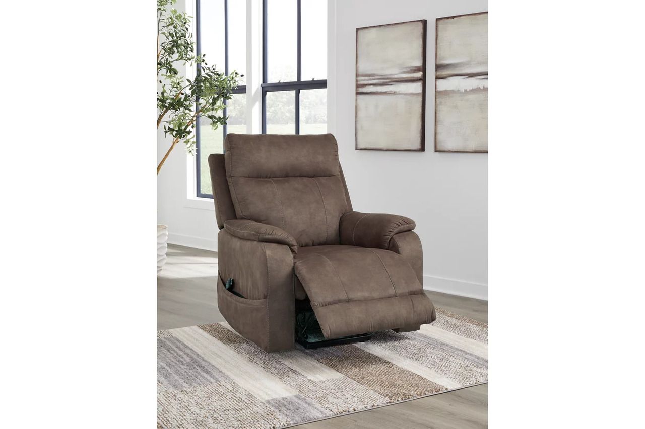 Crestmeade Power Lift Recliner In Espresso 1350412