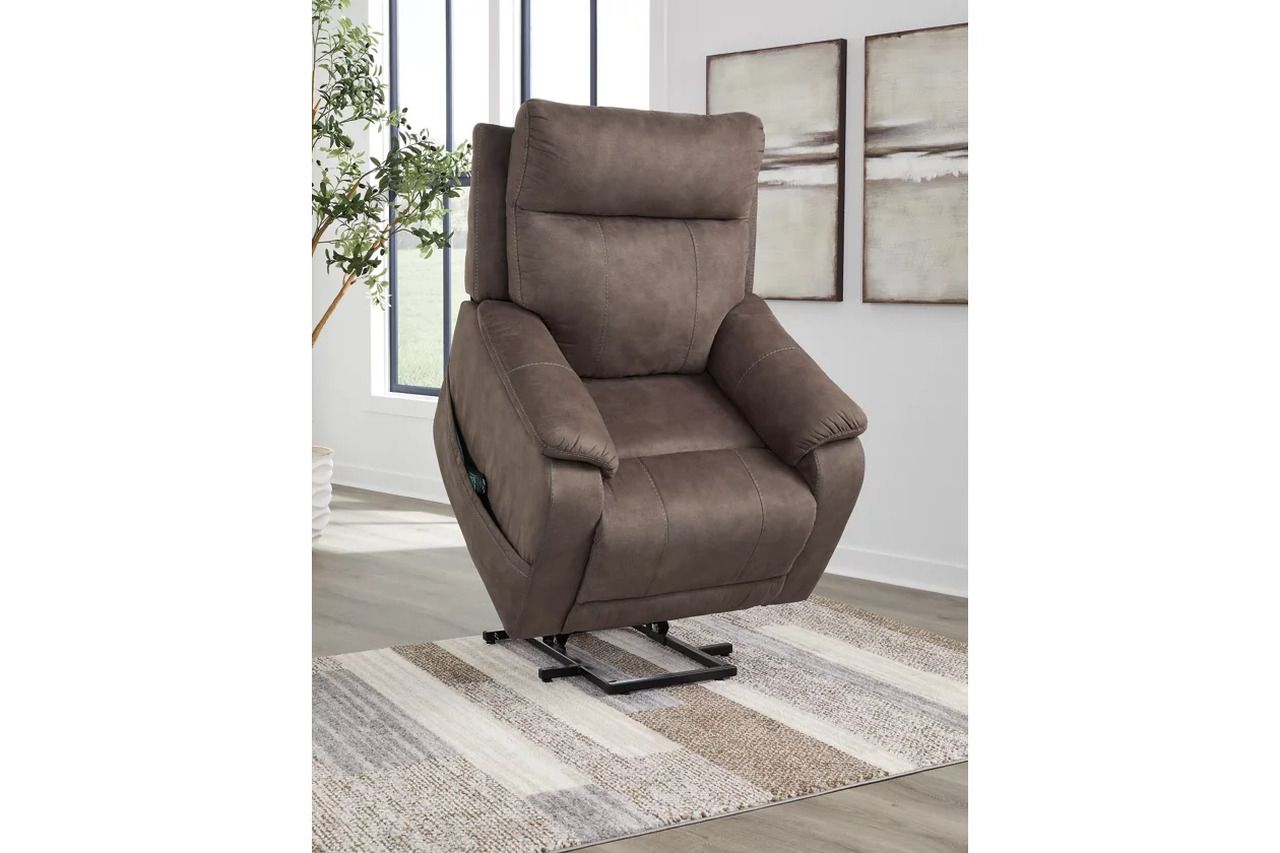 Crestmeade Power Lift Recliner In Espresso 1350412