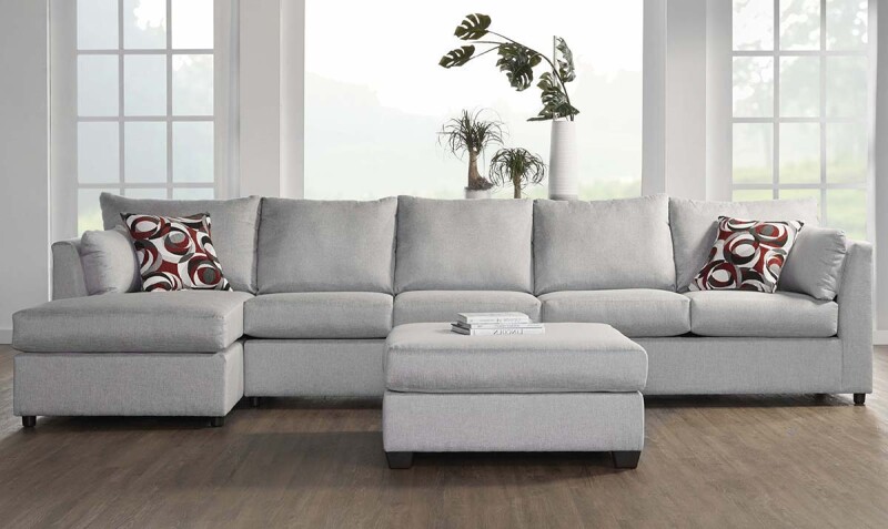 13550 R/F CORNER SOFA Magick Howlite 13550RFS01
