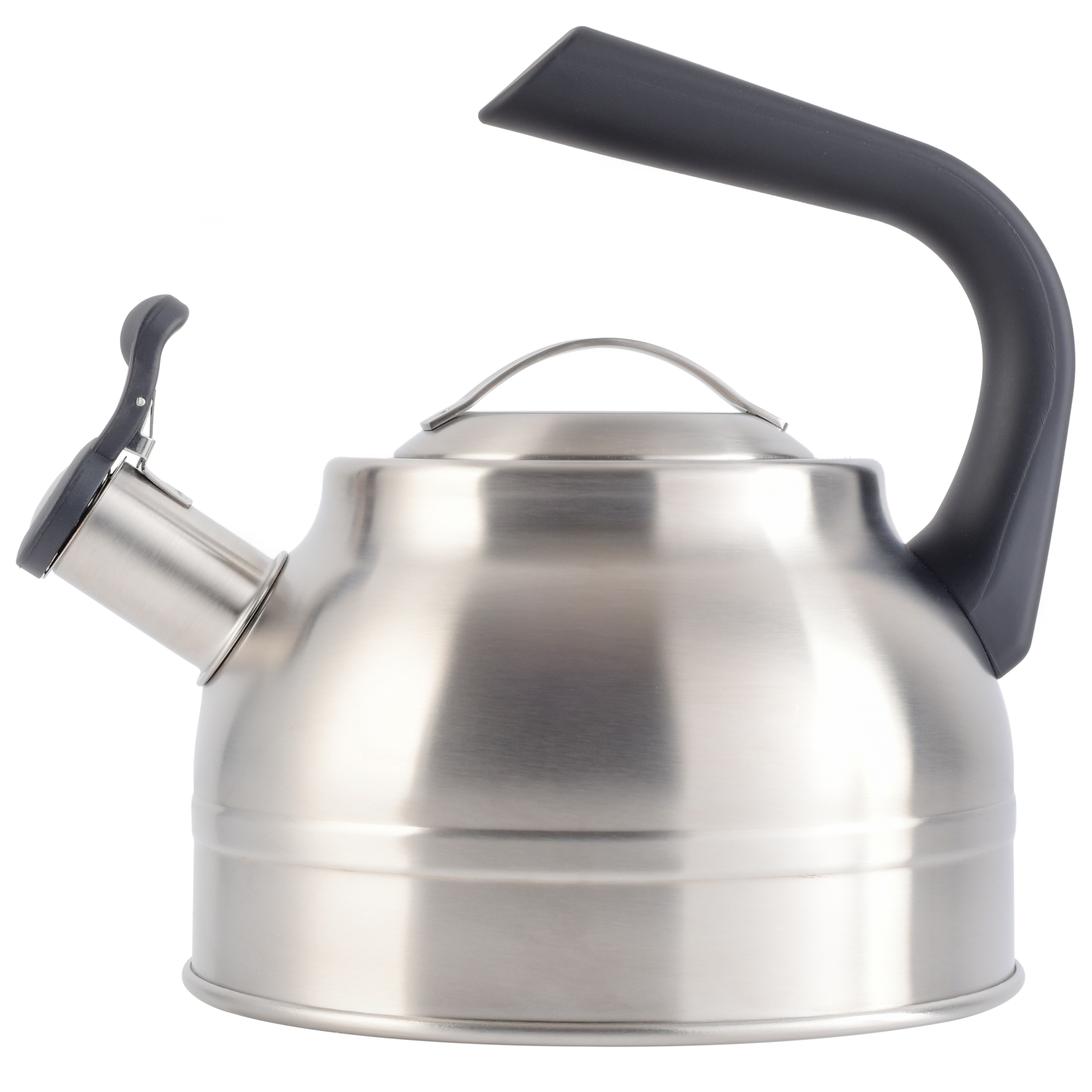 Elite Costner 2.3 Qt Stainless Steel Tea Kettle w/Encapsulated Base & Bakelite Handle - Satin Stainless Steel 13741001