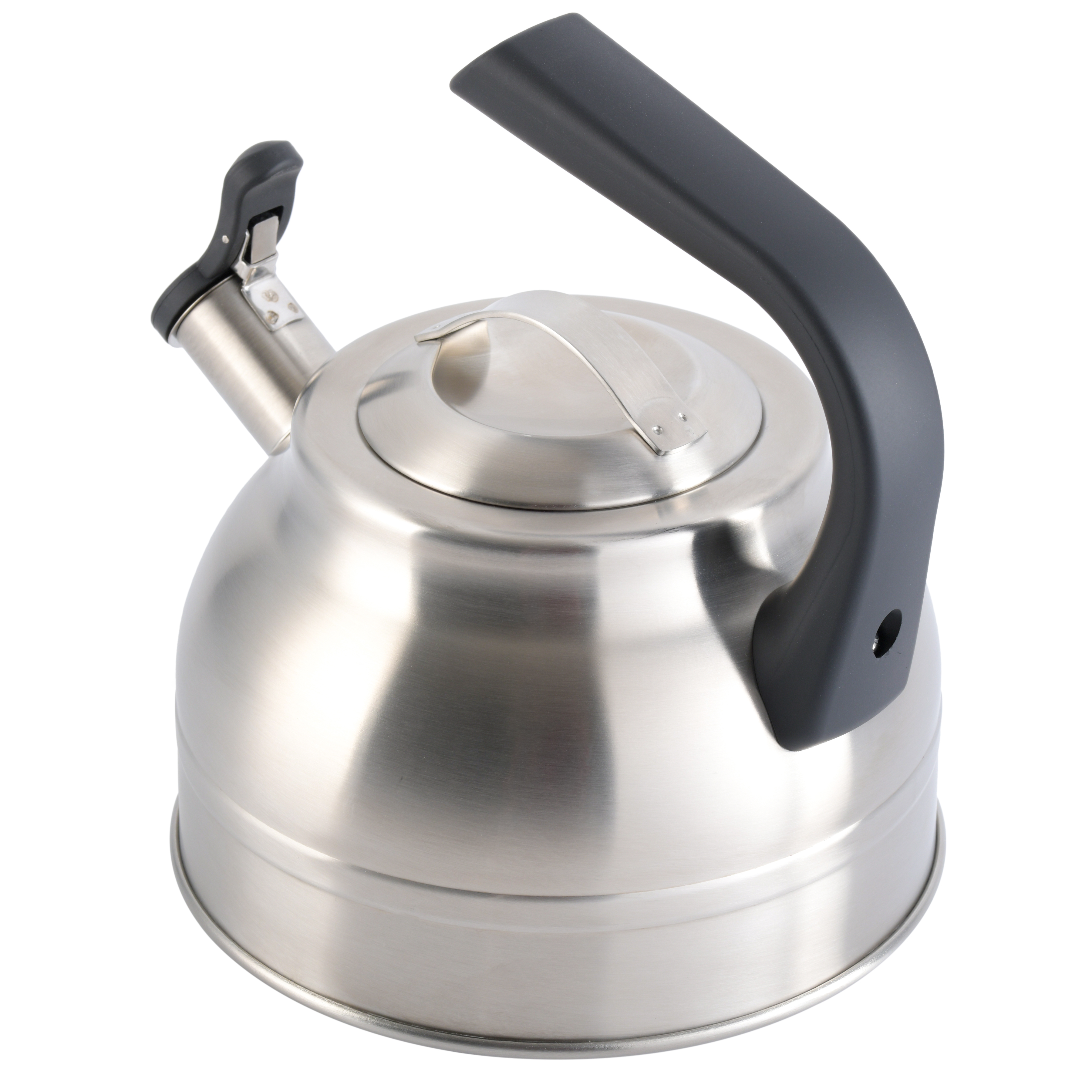 Elite Costner 2.3 Qt Stainless Steel Tea Kettle w/Encapsulated Base & Bakelite Handle - Satin Stainless Steel 13741001