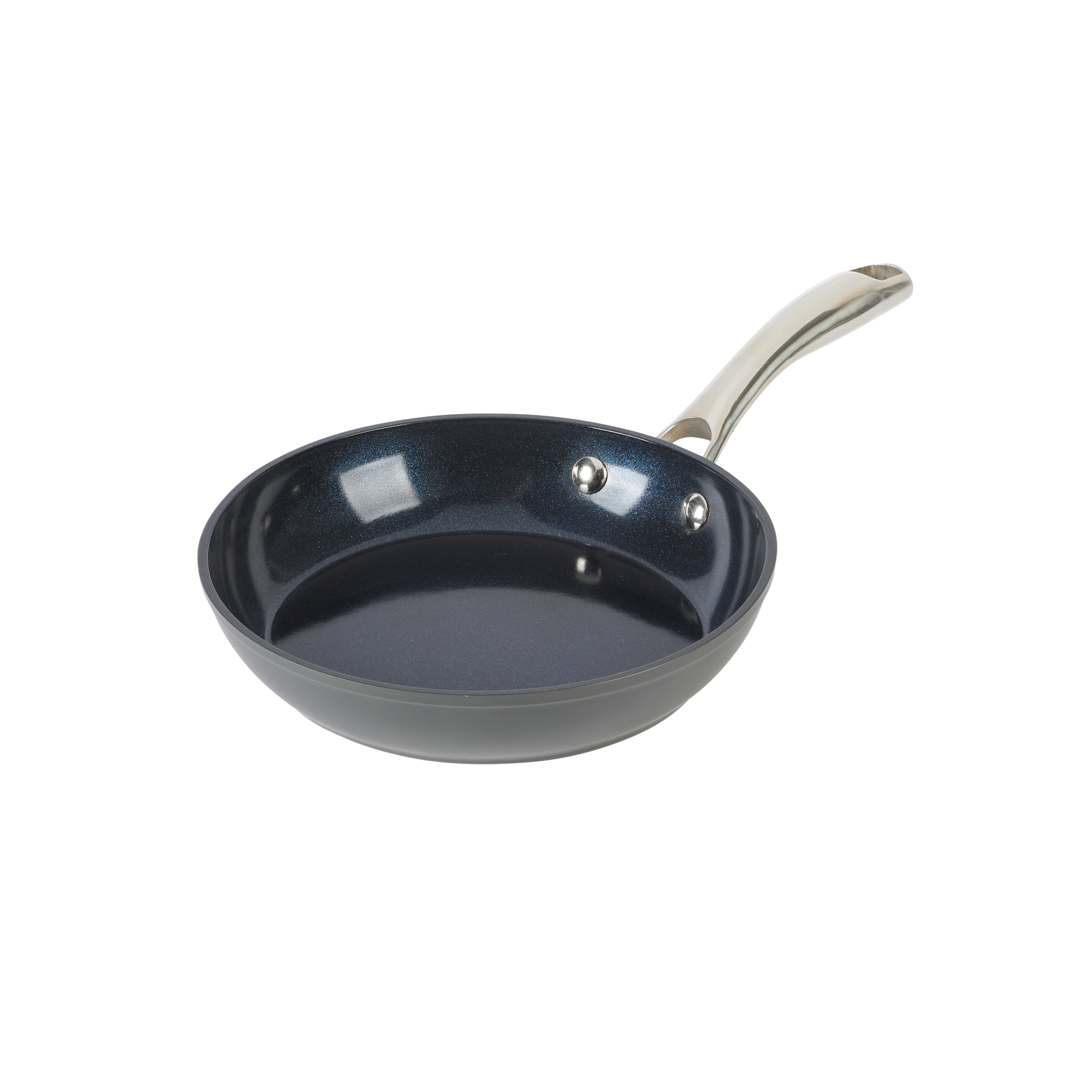 Elite Cyrus Hard-anodized Aluminum Nonstick Diamond-Infused Ceramic Cookware Set with Kitchen Tools, 10-piece, Cast Handles, Tempered Glass Lids, Induction Safe, Oven Safe 1374161