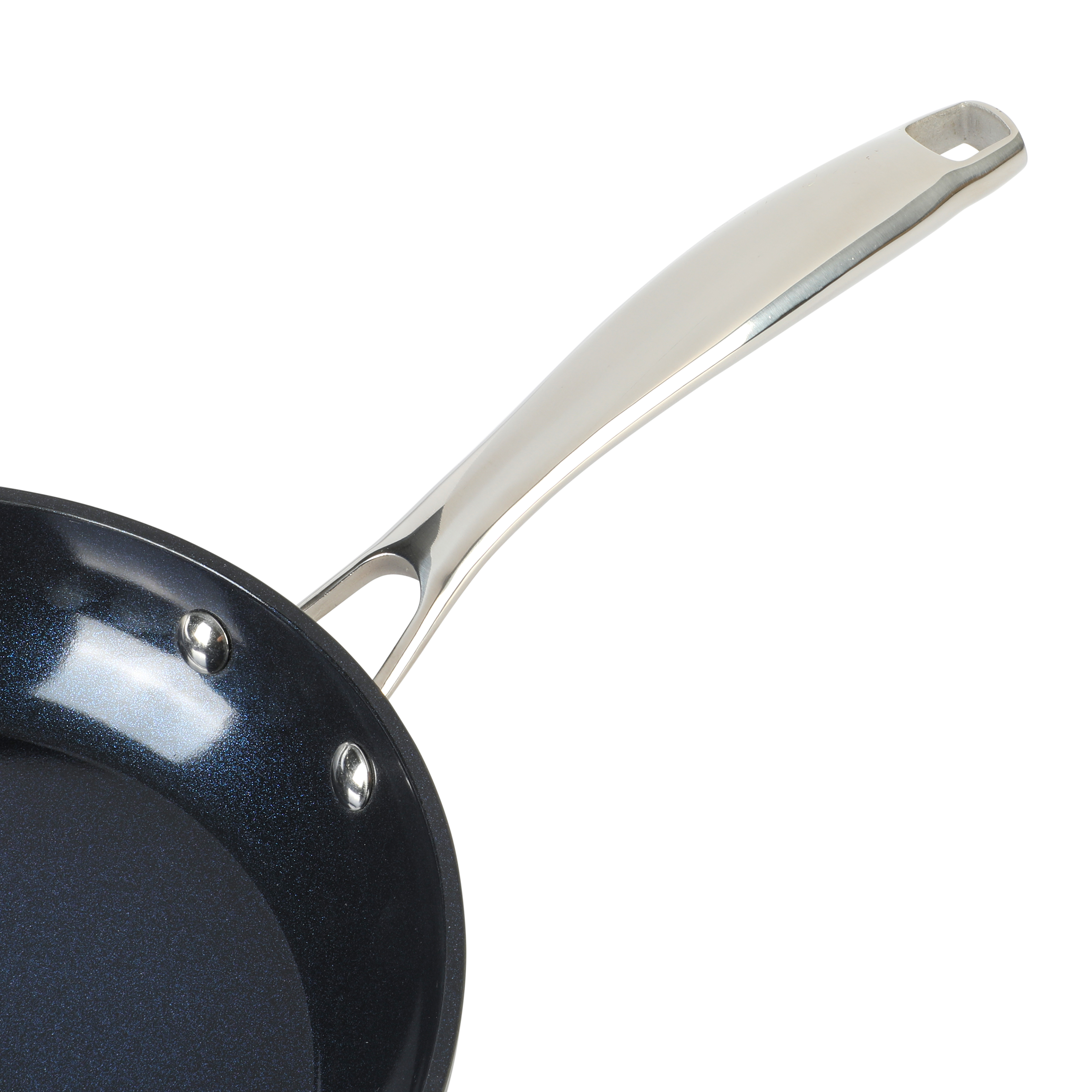 Elite Cyrus Hard-anodized Aluminum Nonstick Diamond-Infused Ceramic Cookware Set with Kitchen Tools, 10-piece, Cast Handles, Tempered Glass Lids, Induction Safe, Oven Safe 1374161