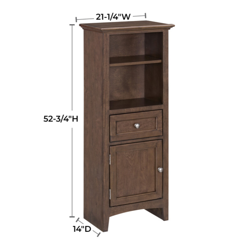 1374 Mckenzie Bookcase Piers Two-pack 1374FST