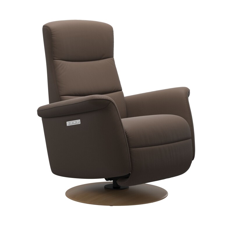 Stressless® Mike (M) Power with Moon wood base 1380720094339004901