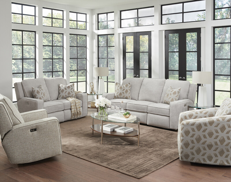 Southern Motion City Limits Swivel Rocker Recliner Cream 1385S Picture 1