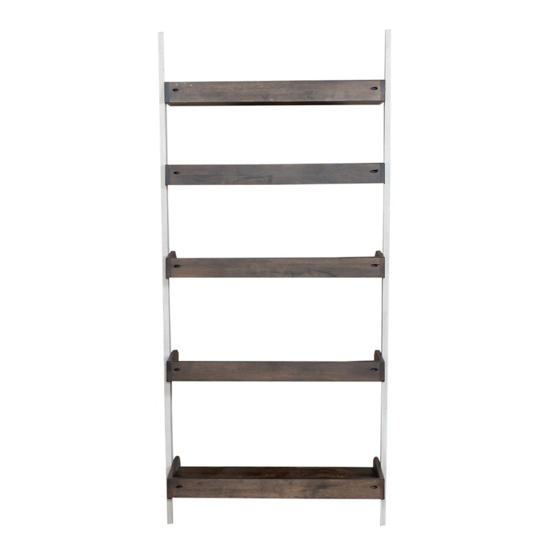 Farmhouse Leaning Bookcase 139WHBK202