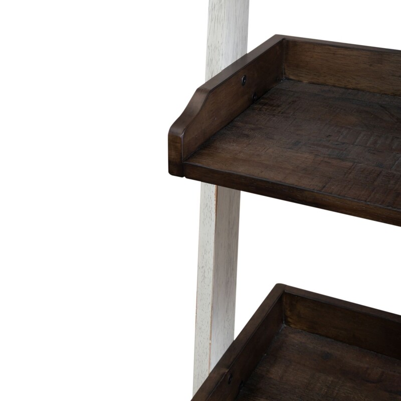 Farmhouse Leaning Bookcase 139WHBK202