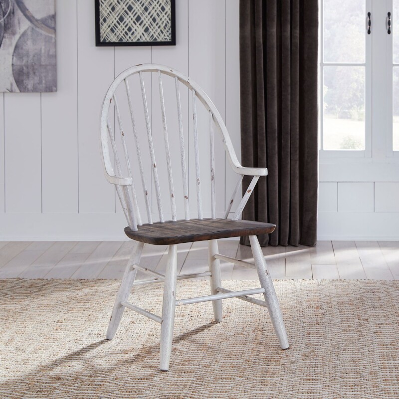 Farmhouse Windsor Back Arm Chair 139WHC1000A