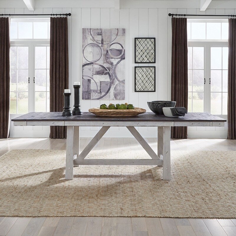 Farmhouse Trestle Table 139WHT4002