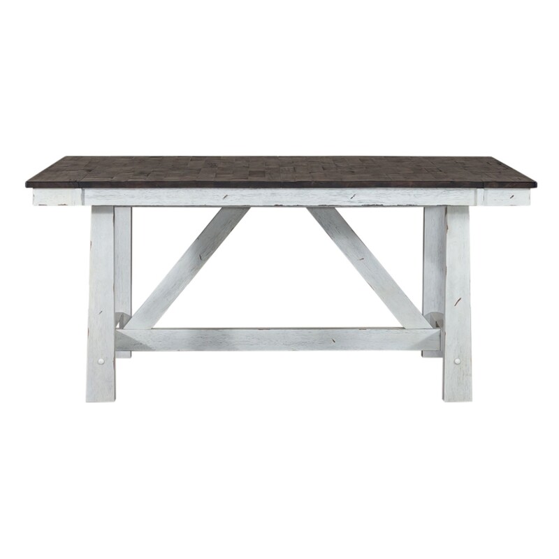 Farmhouse Trestle Table 139WHT4002