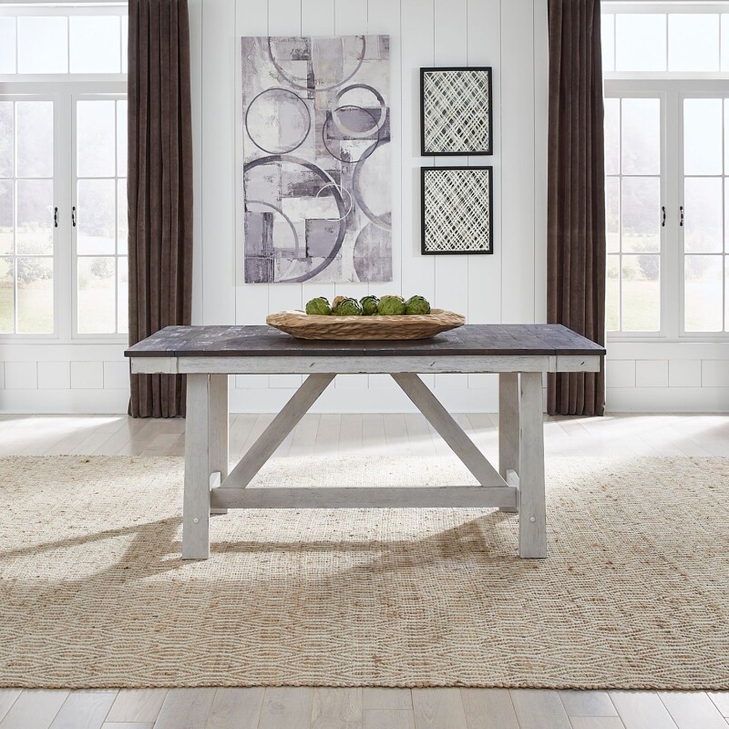 Farmhouse Trestle Table 139WHT4002