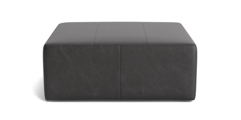 Kelly Leather Square Ottoman 14064444L60