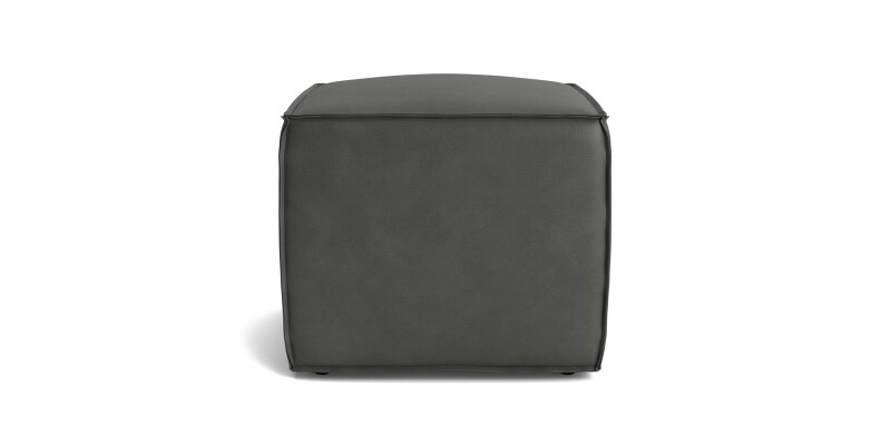 Rhonda Square Leather Ottoman 14082020L53