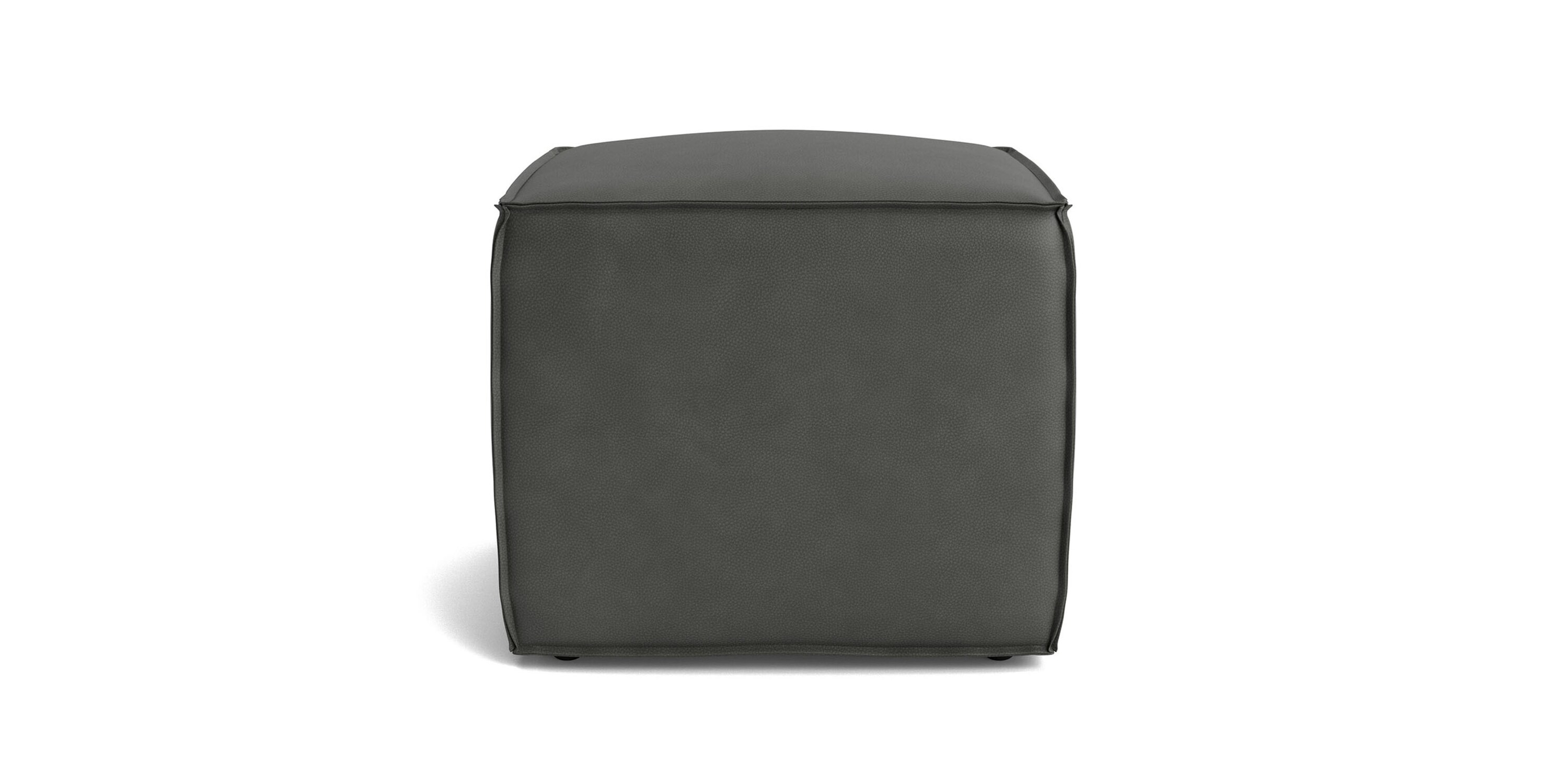Rhonda Square Leather Ottoman 14082020L54