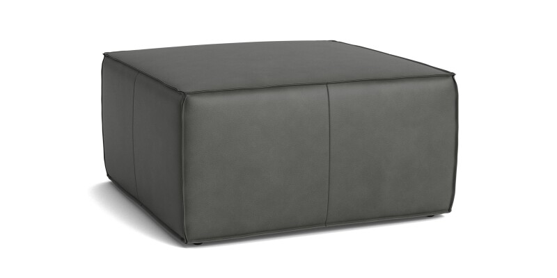 Rhonda Square Leather Ottoman 14083232L53