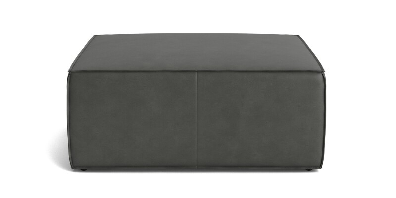 Rhonda Square Leather Ottoman 14084040L53
