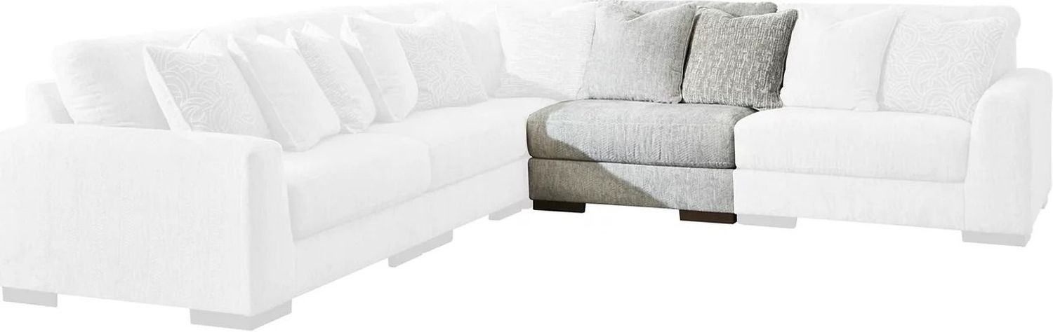 Regent Park Armless Chair In Pewter 1440446