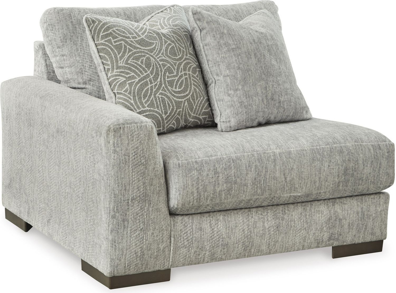 Regent Park 3-Piece Sectional In Pewter 14404S1