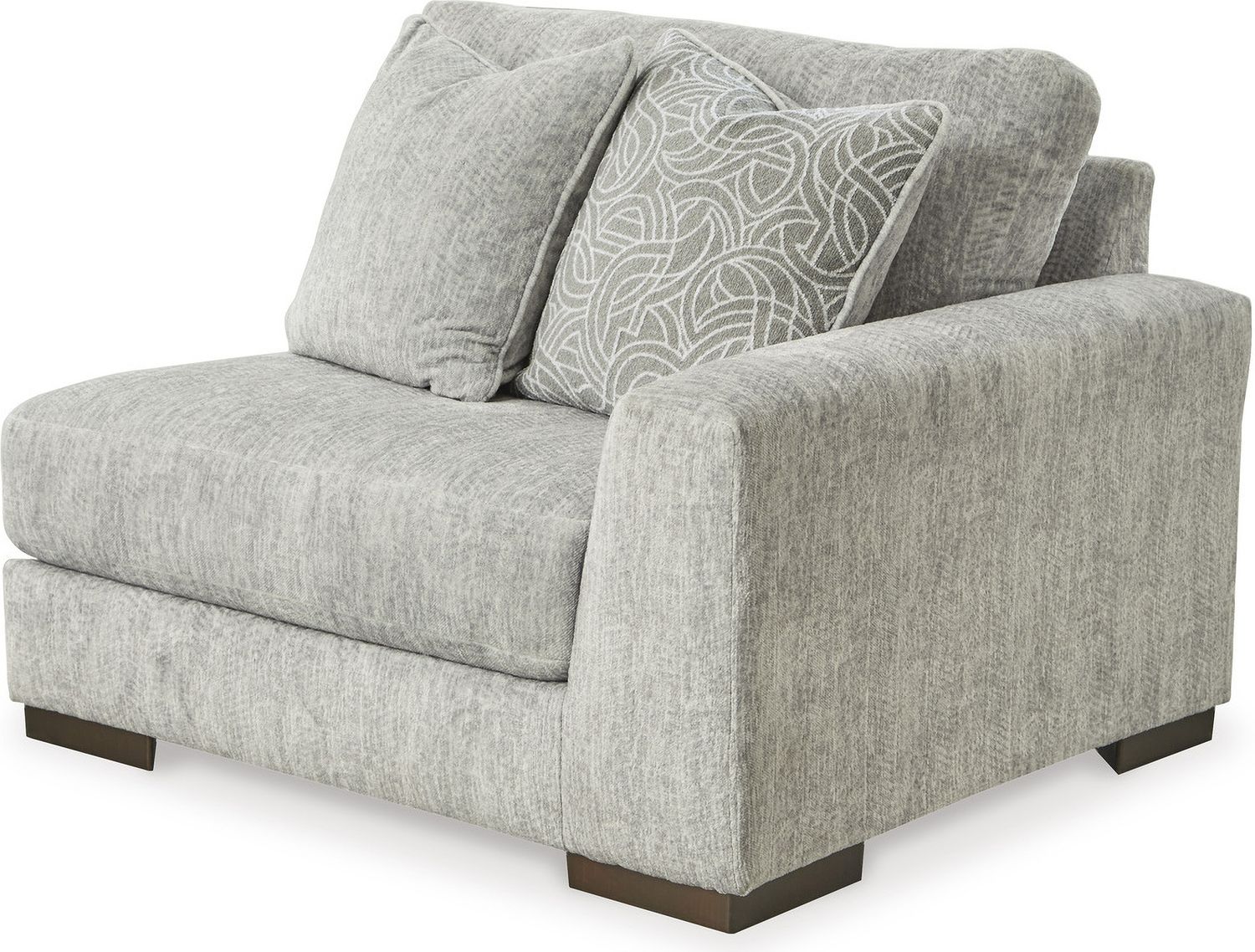 Regent Park 3-Piece Sectional In Pewter 14404S1