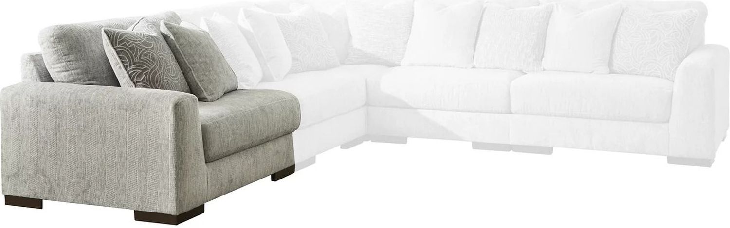 Regent Park 5-Piece Sectional In Pewter 14404S3