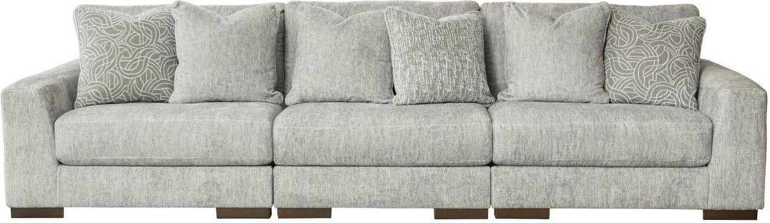 Regent Park Modular Sofa In Pewter 14404S5