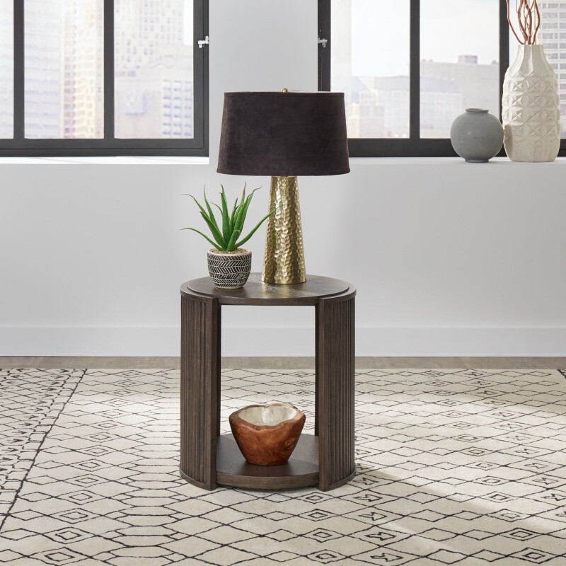 City View Round End Table 145OT1020