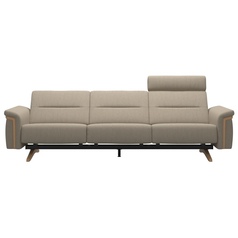 Stressless® Stella Wood 3 seater with 1 headrest 146026457981035041704