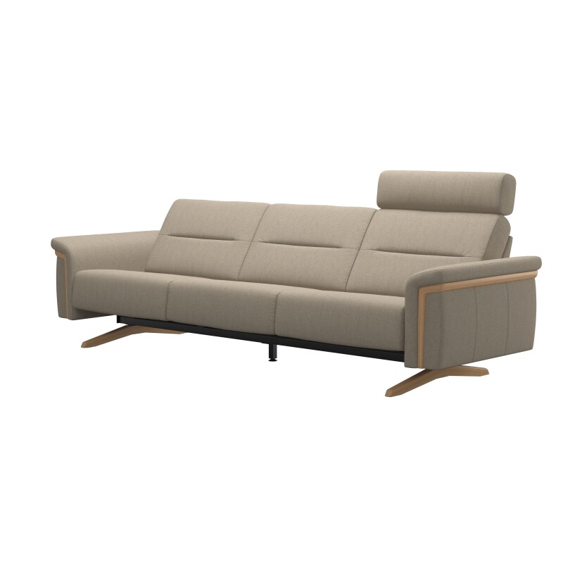 Stressless® Stella Wood 3 seater with 1 headrest 146026457981035041704