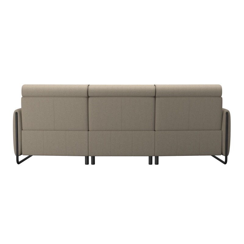 Stressless® Emily Steel 1 seater + Angled module + 1 seater (with 2 Power seats) 146940957981451