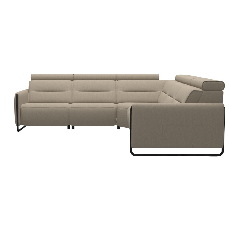 Stressless® Emily Steel 2 seater + Corner + 2 seater (with 2 Power seats) 146945857981451